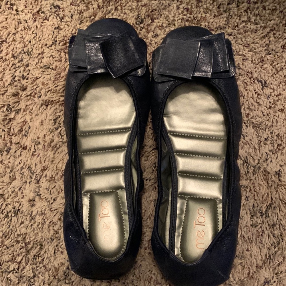 Me Too Navy Blue Ballet Flats size 11